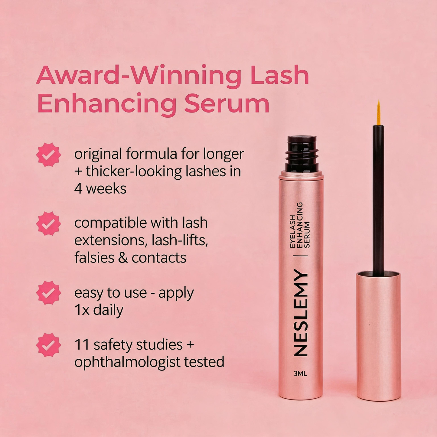 NESLEMY® Eyelash Growth Serum