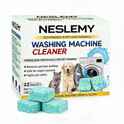 NESLEMY-Friendly Washing Machine Cleaner Tablets – Deep Clean Washer Odors, Residue & Pet Hair Buildup-RH