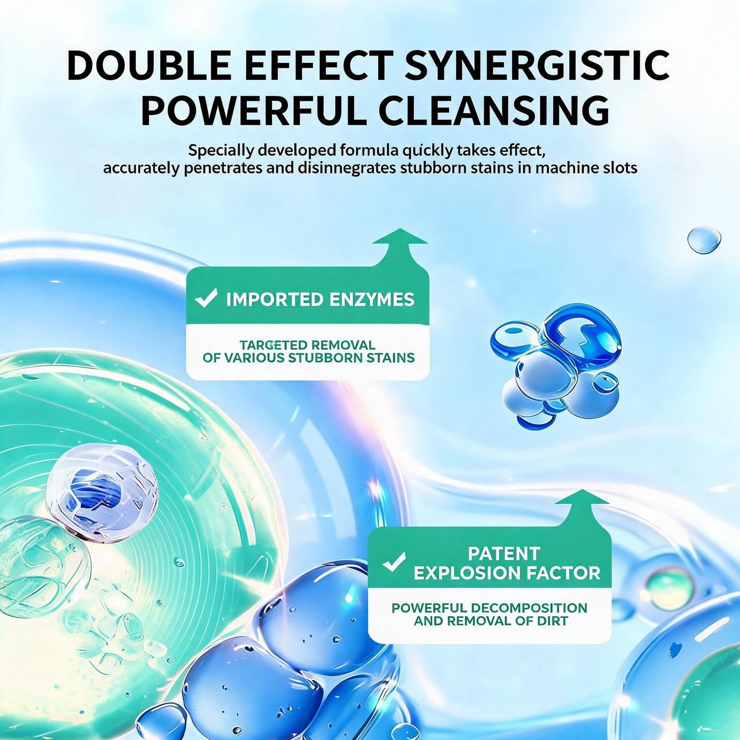 NESLEMY-Friendly Washing Machine Cleaner Tablets – Deep Clean Washer Odors, Residue & Pet Hair Buildup-RH