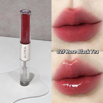 Last day buy 1 get 1 free 🔥NESLEMY 2 in 1 Gloss & Matte Lip Duo