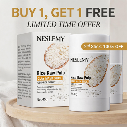 Last day: Buy 1 get 1 free.✨Rice Raw Pulp Clay Mask Stick