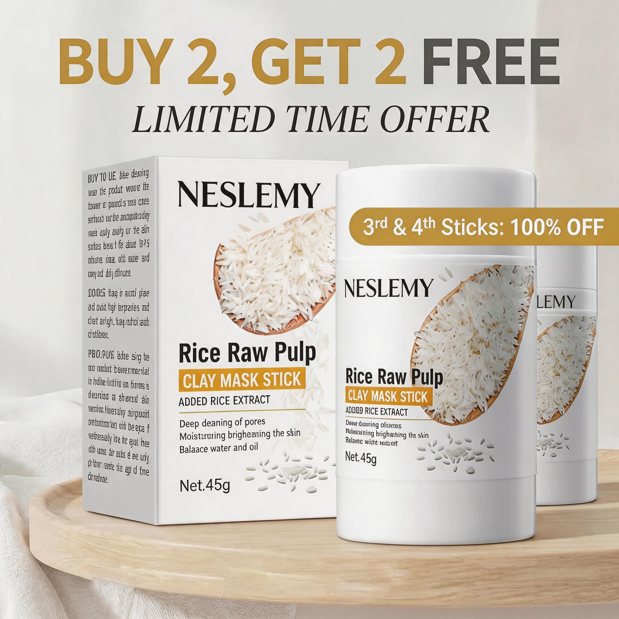 Buy 2 get 2 free (total 4 Sets)