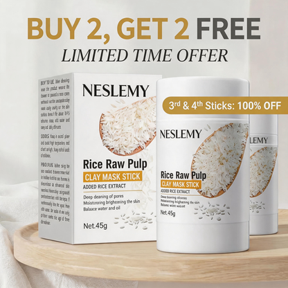 Last day: Buy 1 get 1 free.✨Rice Raw Pulp Clay Mask Stick