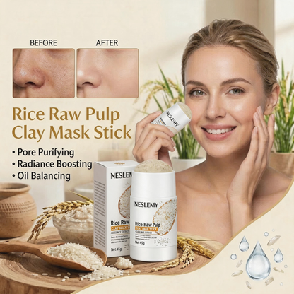Last day: Buy 1 get 1 free.✨Rice Raw Pulp Clay Mask Stick