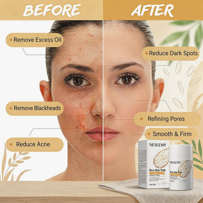 Last day: Buy 1 get 1 free.✨Rice Raw Pulp Clay Mask Stick