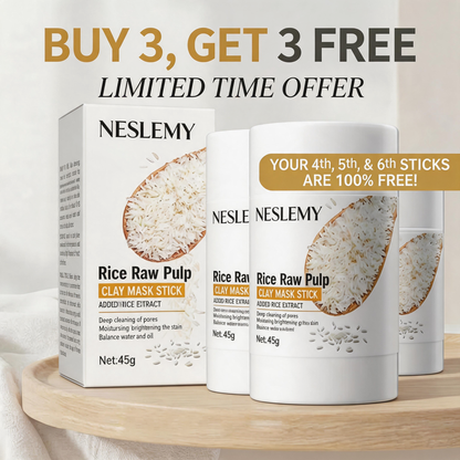 Last day: Buy 1 get 1 free.✨Rice Raw Pulp Clay Mask Stick