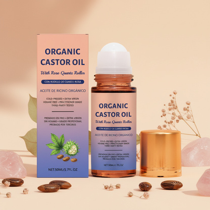 NESLEMY Organic Castor Oil— Natural Moisture, Smooth Texture, Balanced Glow